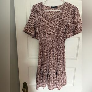Floral Brown Dress